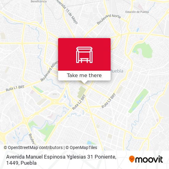 Avenida Manuel Espinosa Yglesias 31 Poniente, 1449 map