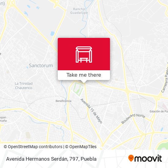 Avenida Hermanos Serdán, 797 map