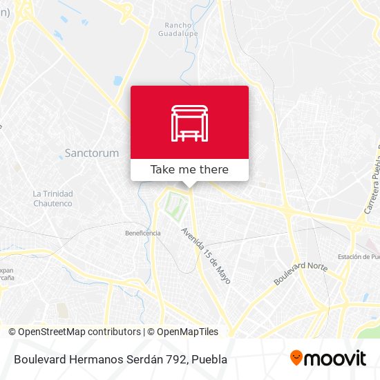 Mapa de Boulevard Hermanos Serdán 792