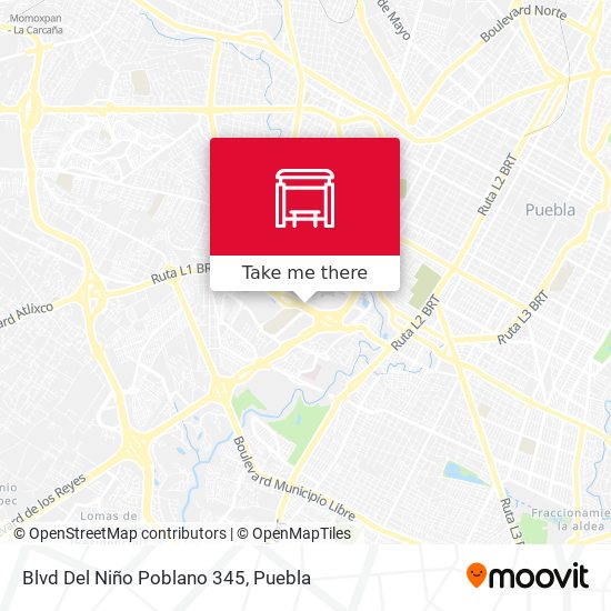 Blvd Del Niño Poblano 345 map
