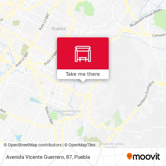 Avenida Vicente Guerrero, 87 map