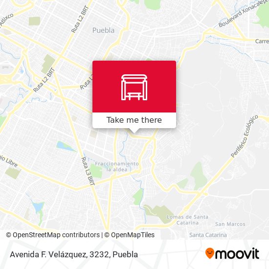Mapa de Avenida F. Velázquez, 3232