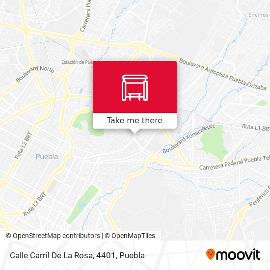 Calle Carril De La Rosa, 4401 map