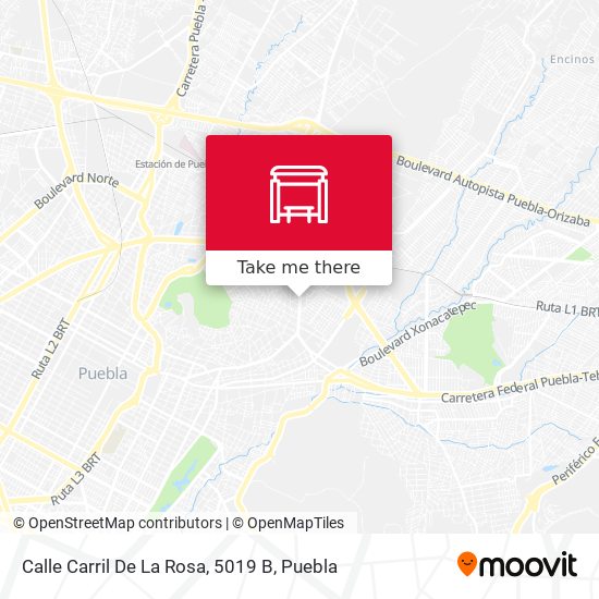 Calle Carril De La Rosa, 5019 B map
