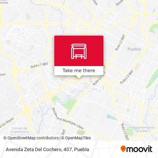 Avenida Zeta Del Cochero, 407 map