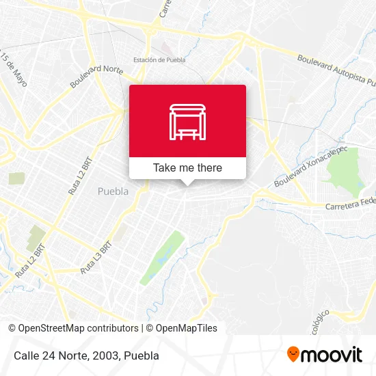Calle 24 Norte, 2003 map