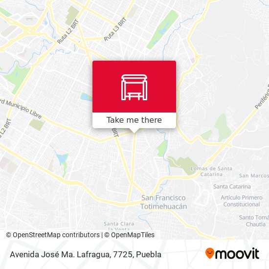 Mapa de Avenida José Ma. Lafragua, 7725