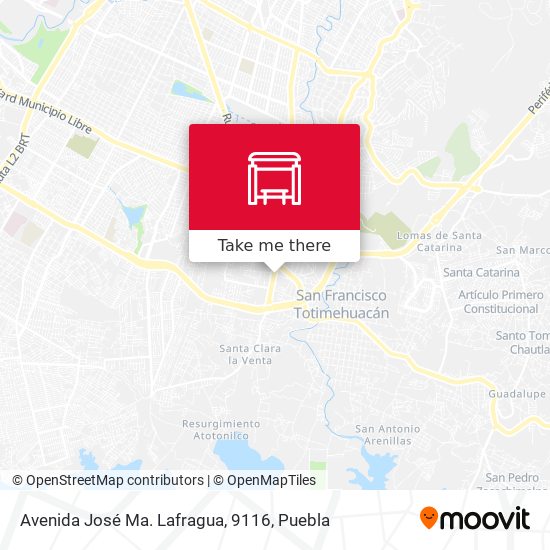 Avenida José Ma. Lafragua, 9116 map