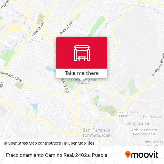 Fraccionamiento Camino Real, 2402a map