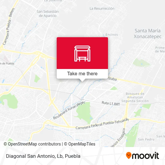Diagonal San Antonio, Lb map
