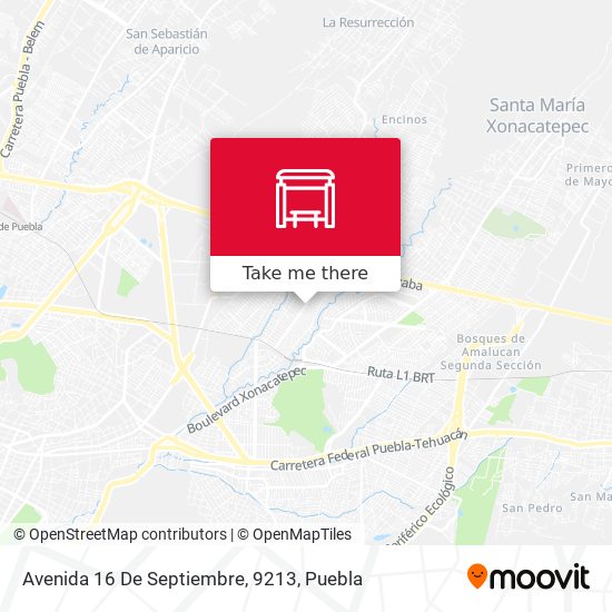 Avenida 16 De Septiembre, 9213 map