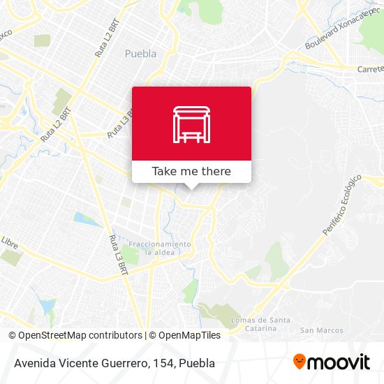 Avenida Vicente Guerrero, 154 map