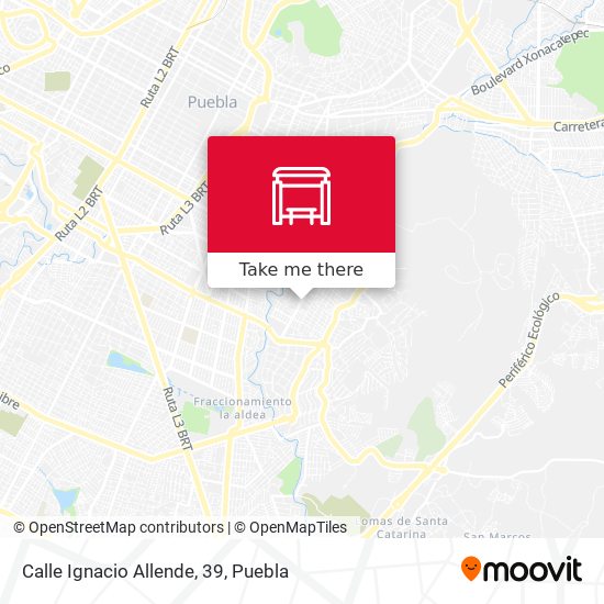 Mapa de Calle Ignacio Allende, 39