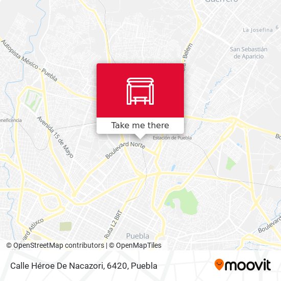 Calle Héroe De Nacazori, 6420 map