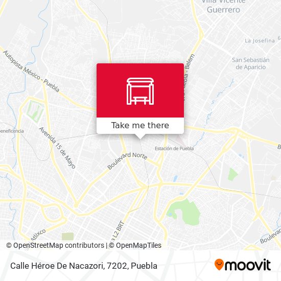 Calle Héroe De Nacazori, 7202 map