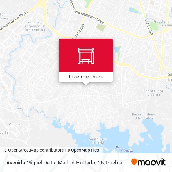 Avenida Miguel De La Madrid Hurtado, 16 map