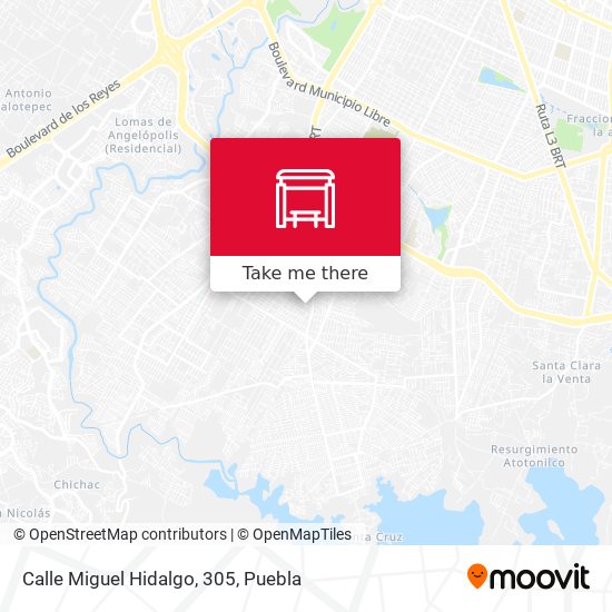 Mapa de Calle Miguel Hidalgo, 305