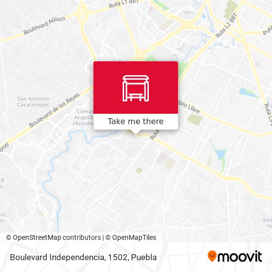 Boulevard Independencia, 1502 map