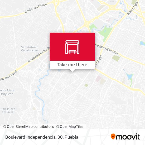 Mapa de Boulevard Independencia, 30