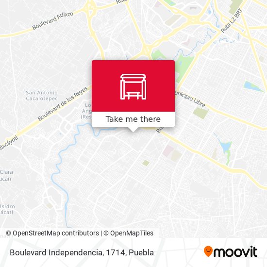 Boulevard Independencia, 1714 map