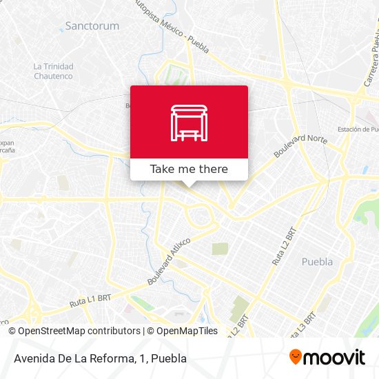 Mapa de Avenida De La Reforma, 1