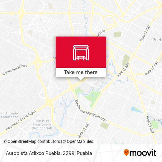 Autopista Atlixco Puebla, 2299 map