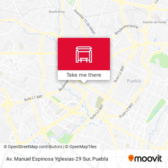 Mapa de Av. Manuel Espinosa Yglesias-29 Sur