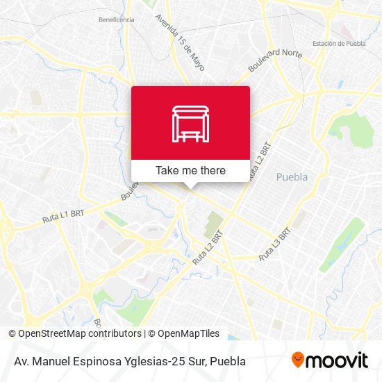 Mapa de Av. Manuel Espinosa Yglesias-25 Sur