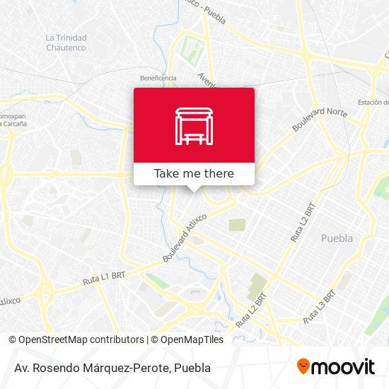 Av. Rosendo Márquez-Perote map