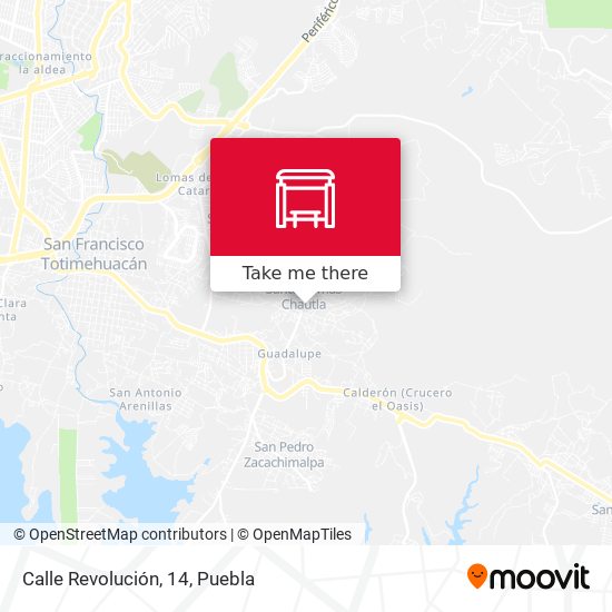 Mapa de Calle Revolución, 14