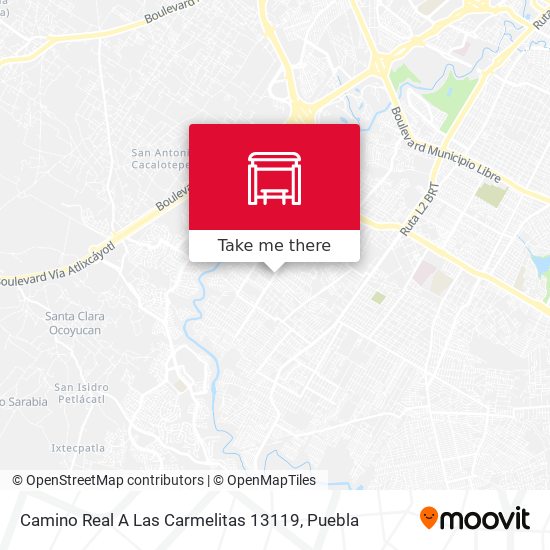 Mapa de Camino Real A Las Carmelitas 13119