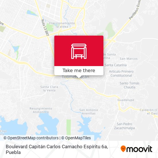 Mapa de Boulevard Capitán Carlos Camacho Espíritu 6a