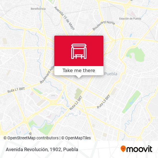 Avenida Revolución, 1902 map