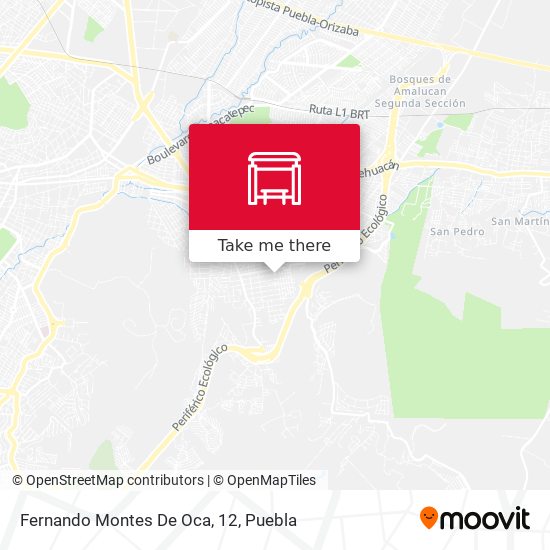 Mapa de Fernando Montes De Oca, 12