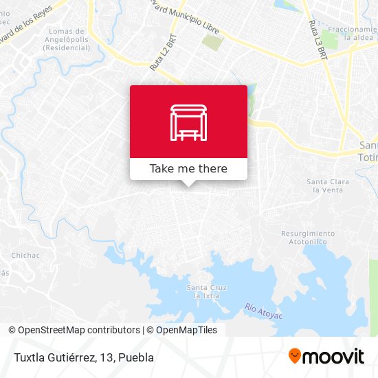 Mapa de Tuxtla Gutiérrez, 13