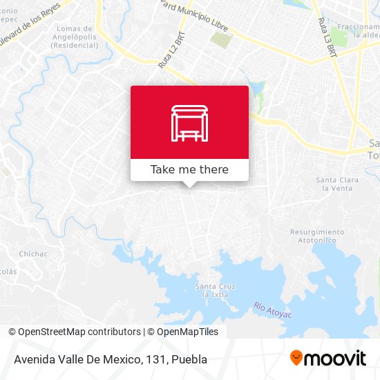 Avenida Valle De Mexico, 131 map