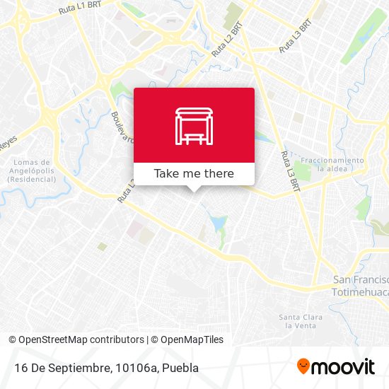 16 De Septiembre, 10106a map
