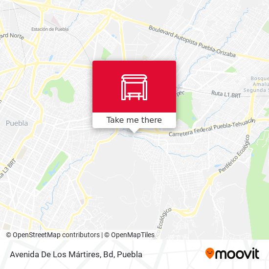 Avenida De Los Mártires, Bd map