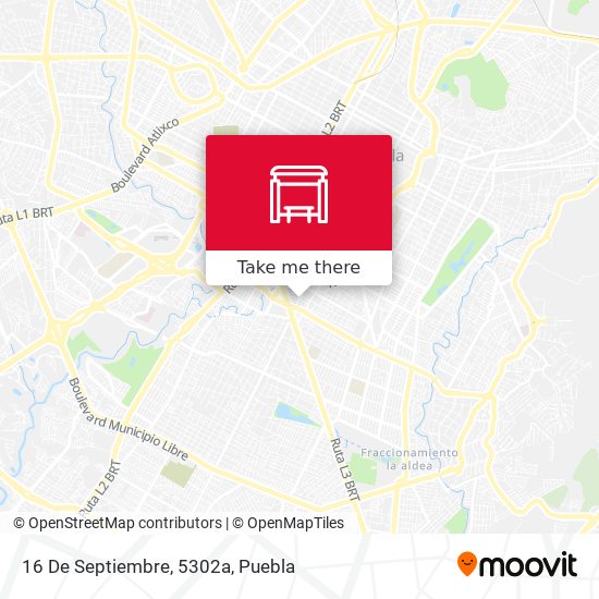 Mapa de 16 De Septiembre, 5302a