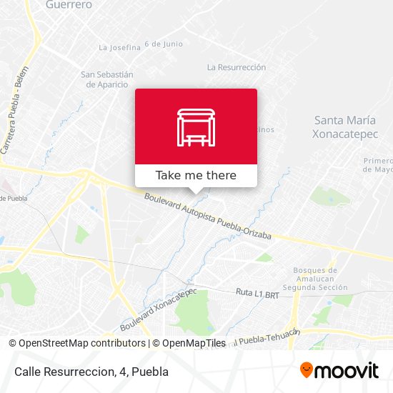 Mapa de Calle Resurreccion, 4