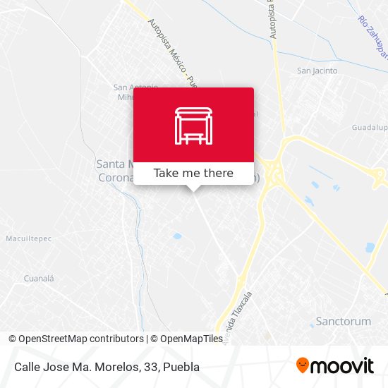 Calle Jose Ma. Morelos, 33 map