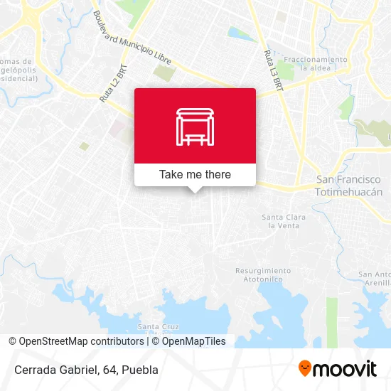 Cerrada Gabriel, 64 map