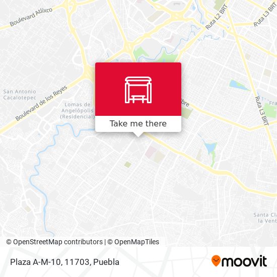 Mapa de Plaza A-M-10, 11703