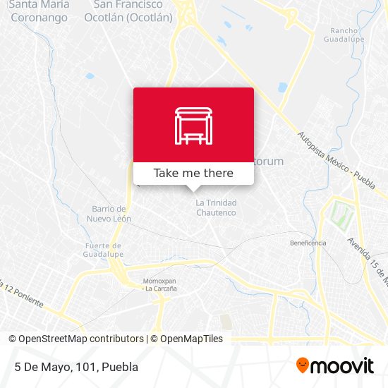 Mapa de 5 De Mayo, 101