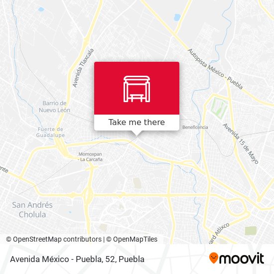 Avenida México - Puebla, 52 map