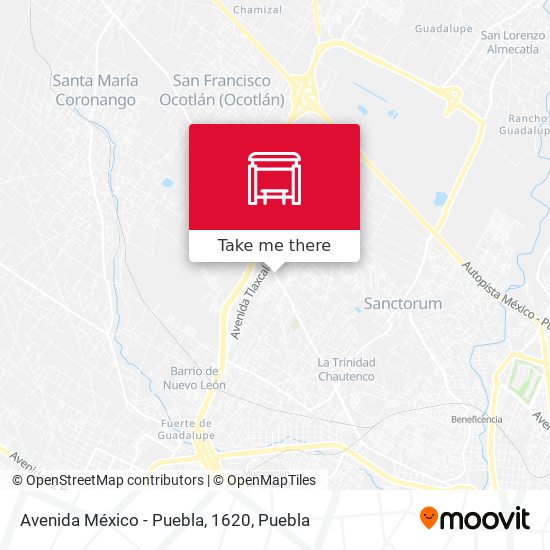 Avenida México - Puebla, 1620 map