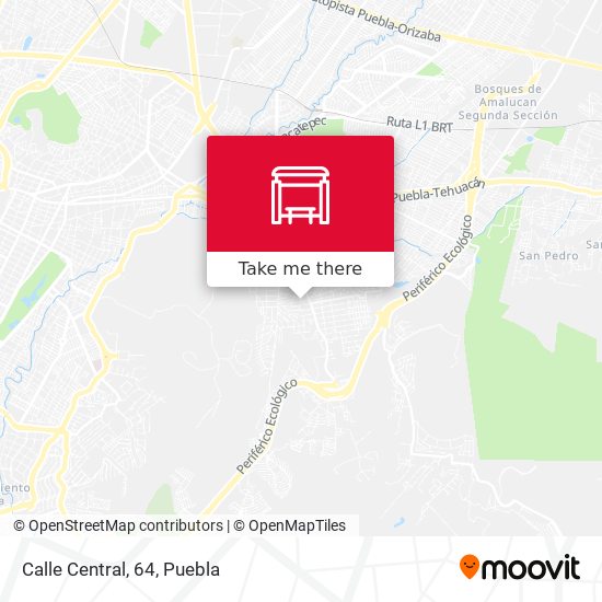 Mapa de Calle Central, 64