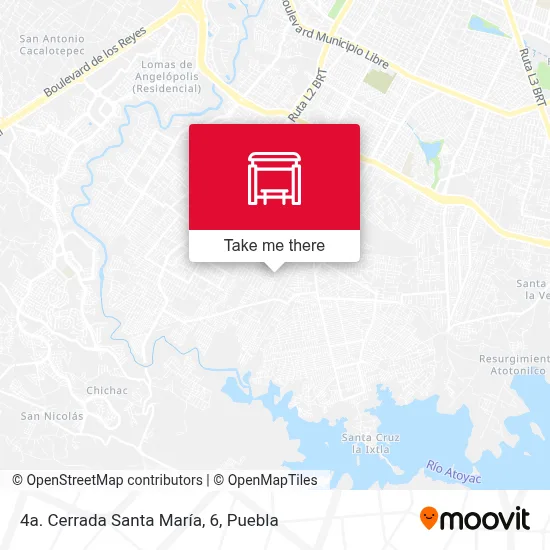 4a. Cerrada Santa María, 6 map