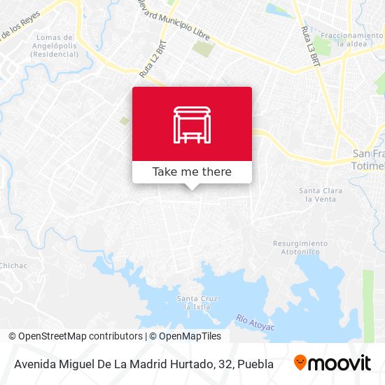 Avenida Miguel De La Madrid Hurtado, 32 map
