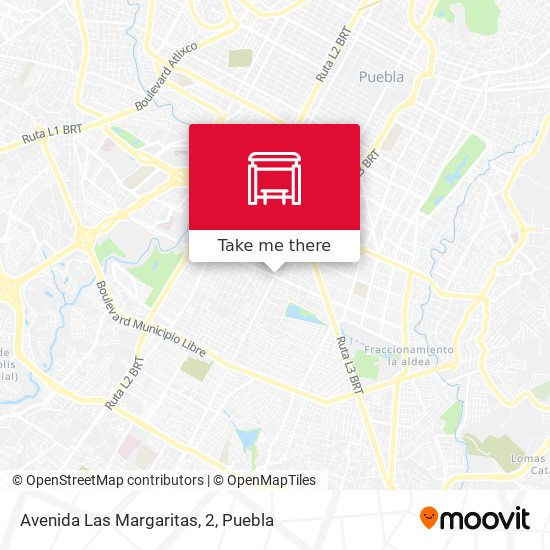 Avenida Las Margaritas, 2 map